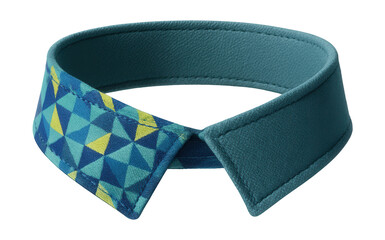 A reversible dual-pattern collar for versatile style in small spaces.