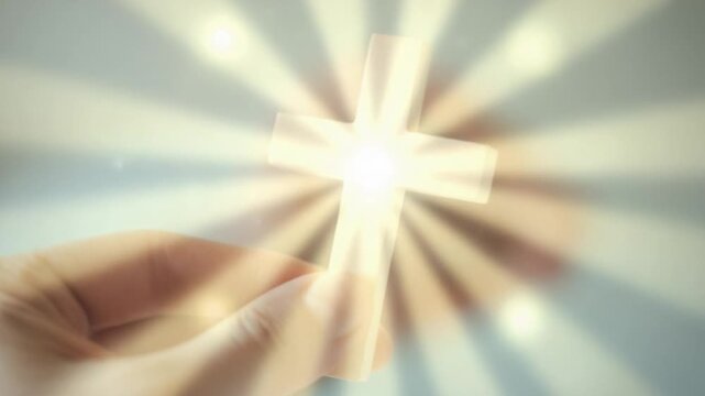 Faithful Cross - A Symbol of Hope and Belief in Christianity.