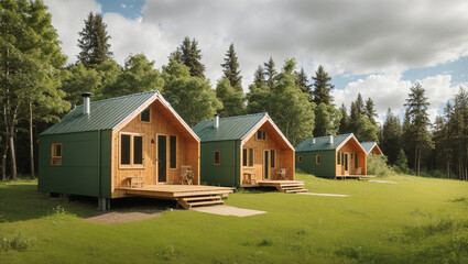 Obraz premium house in the mountains