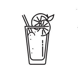 cocktail with ice