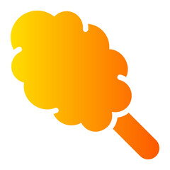 cotton candy gradient icon