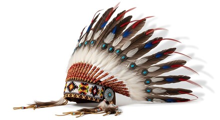 Native American Headdress - A Symbol of Heritage and Tradition.