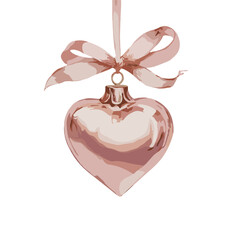 Vector illustration of a beautiful pink flower bouquet with delicate ribbons for decoration and gifts