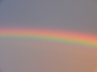 The Colors of the Rainbow in the Morning in the Uckermark