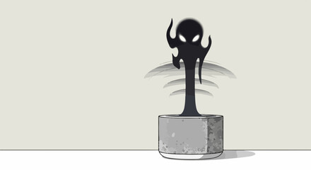 Young child feeding ducks casts bread against simple white background, capturing simple delight, also translated into English as Young child feeding ducks.