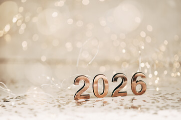 2026 text background. New year and business concept strategy.