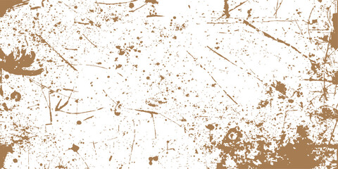 Old, brown grunge texture of aged, dirty paper and wall surface with a rough, rusty metal pattern