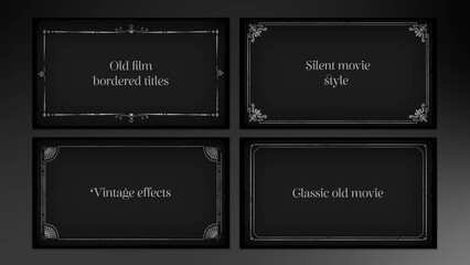 Old Film Bordered Titles