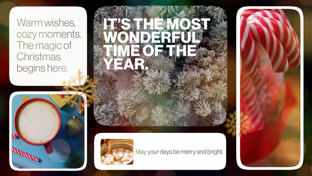 Multiframe Holiday Media Opener