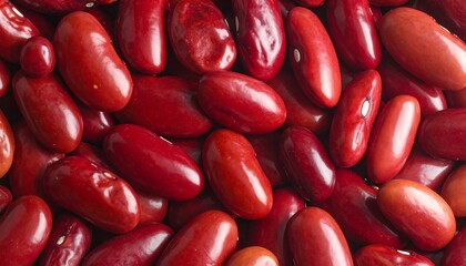 Close Up of Red Kidney Beans.