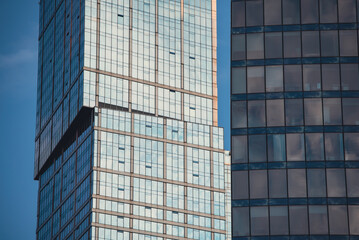 mirrored windows of the facade of an office building © Sofiia
