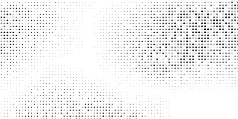 Abstract halftone gradient texture. Vanishing polka dot illustration art simple