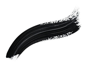 Fototapeta premium Abstract black and white brushstroke