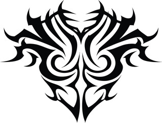 Tribal Warrior Armor Vector Design