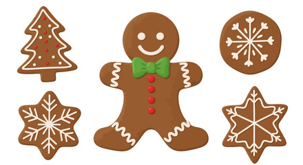 Christmas gingerbread cookies and festive treats ideal for holiday baking and seasonal celebrations