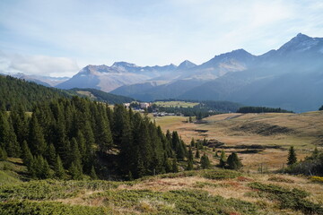 Fototapeta premium Arosa ist wunderschön in allen Farben