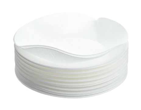 Stack of white bowls