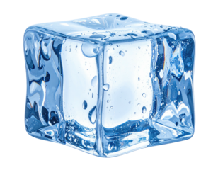 Close-up of a clear ice cube