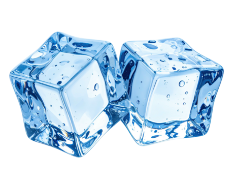 Two clear ice cubes (1)