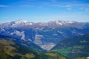 Fototapeta premium Arosa ist wunderschön in allen Farben