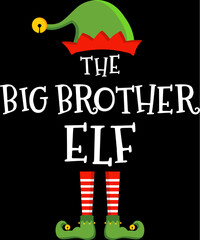 Funny christmas elf design xmas