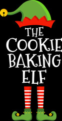 Funny christmas elf design xmas