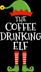 Funny christmas elf design xmas