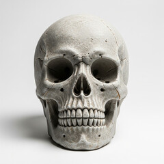 Obraz premium Skull made of stone
