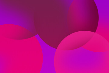 Vibrant Pink and Purple Abstract Circle Background – Modern Gradient Art Design