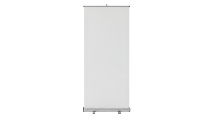 Blank Roll Up Banner Stand Mockup for Presentation and Advertising