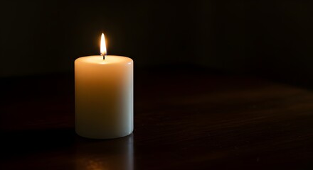candle in the dark