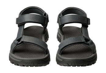 Adjustable hiking sandals with durable straps and a rugged sole.