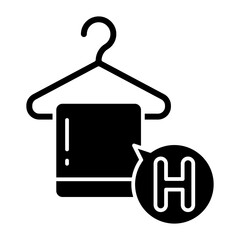 Laundry glyph icon