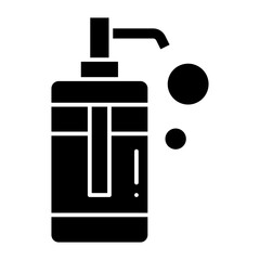 Shampoo glyph icon
