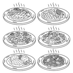 Sizzler  Vector.Sizzler Vector bundle. Sizzler vector, illustration, lineart, clipart