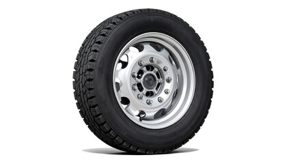 Obraz premium Closeup of a Tire and Wheel Assembly.