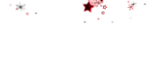 Festive winter background with red stars and snowflakes. Perfect for holiday cards, websites, and more.