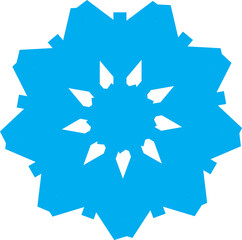 Nordic Snowflake Design Example for Crafts