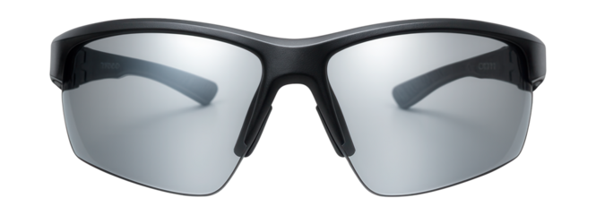 Lightweight safety eyewear featuring UV protection and mirrored lenses.