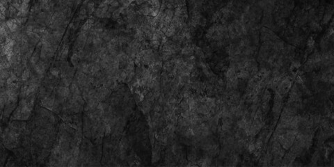 Abstract black wall texture for pattern background, dark concrete floor or old grunge background with black, old loft style raw concrete wall, dark grey textured grunge concrete black wall background.