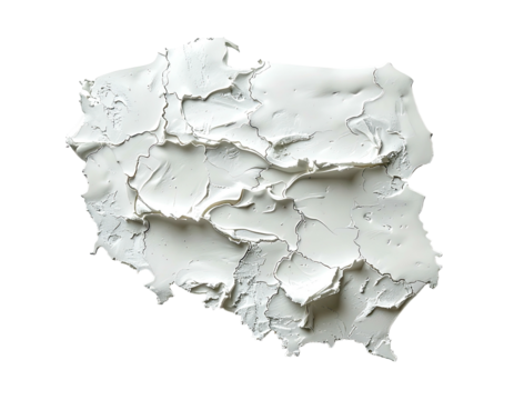 Abstract map of Poland