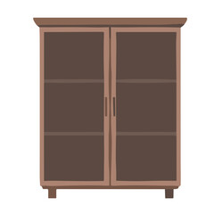 cabinet illustration for home decoration, vector illustration