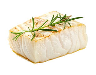 Pan-seared white fish fillet