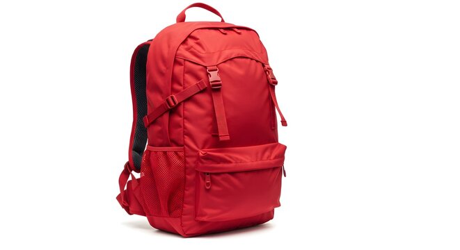 Red backpack