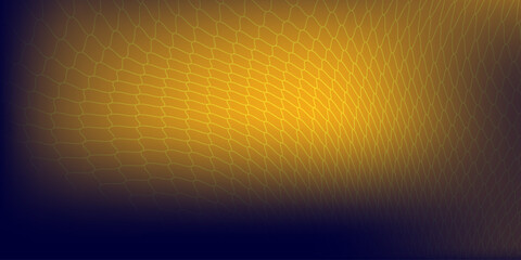 Abstract net background blue and gold for sports, Mesh texture for fishing nets. Seamless pattern for sportswear or soccer goal, volleyball net, basketball hoop, hockey, athletics. Vector © Aluna