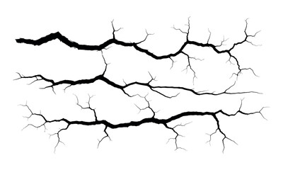 Cracked surface texture overlay grunge effect for graphic design and aging backgrounds