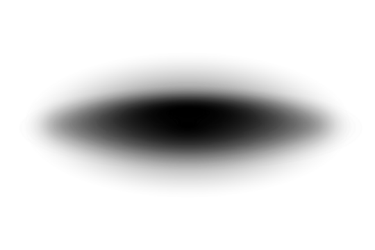 Abstract Black Blur Shadow on transparent Background, Soft Realistic Drop Shadow Illustration, Isolated Dark Gradient Shadow for Design Elements