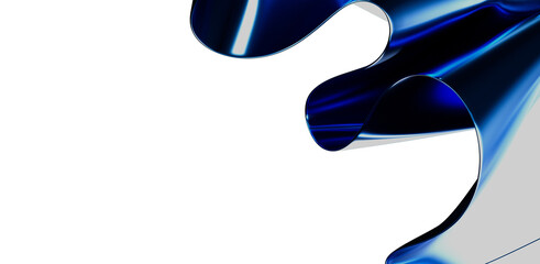 An abstract design featuring a mix of blue and white swirls. This image is perfect for use as a background in modern design projects, websites,