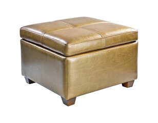 Stylish modern storage ottoman with hidden compartment perfect for any room