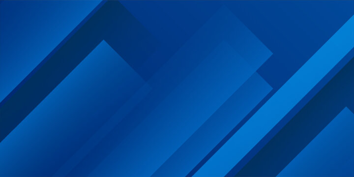 Abstract blue background with glowing geometric lines. Modern blue gradient square shape design. Futuristic technology concept. Suit for brochure, corporate, website, poster, banner,